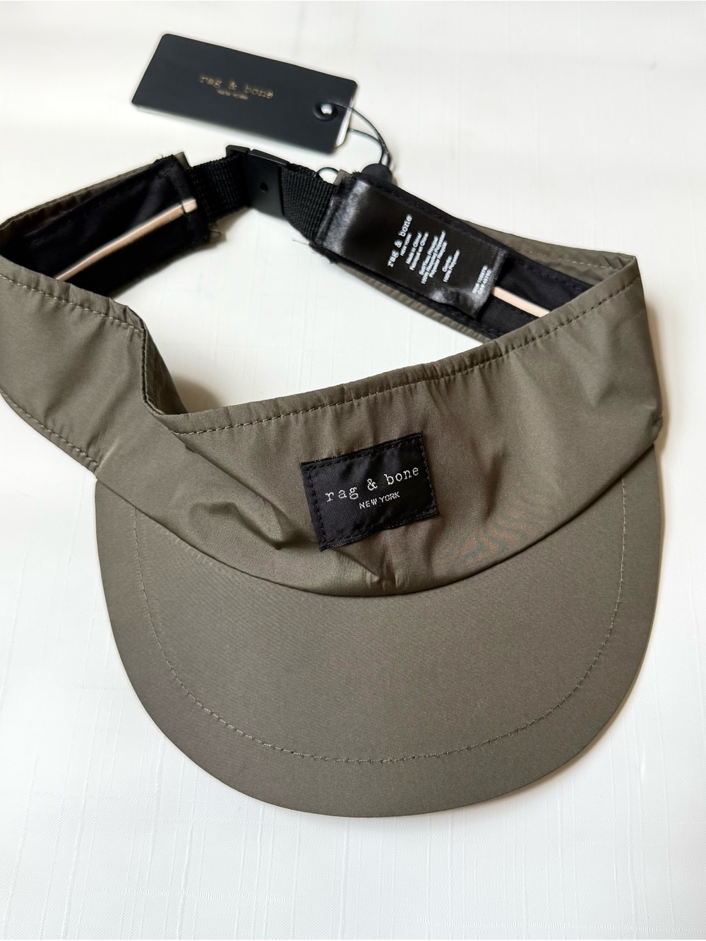 NWT rag & bone Addison Visor Olive Green Adjustable